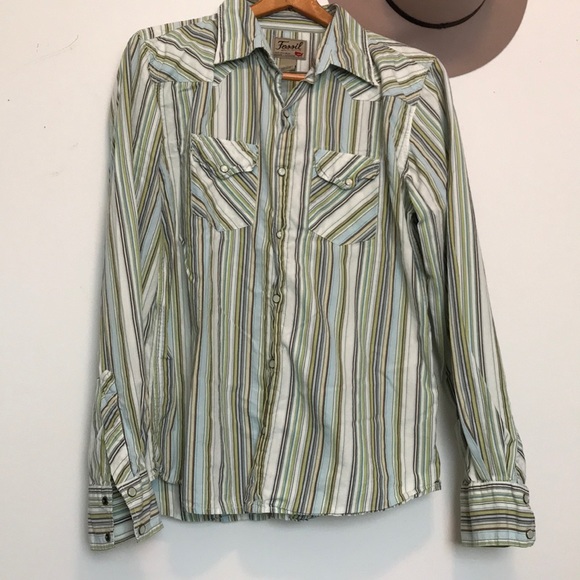Fossil Vintage Western Shirt - Picture 1 of 6